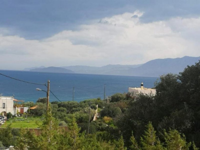 Ammoudara bei Agios Nikolaos Baugrundstück auf Kreta mit Meerblick in der Nähe von Agios Nikolaos und Sandstränden zu verkaufen Grundstück kaufen